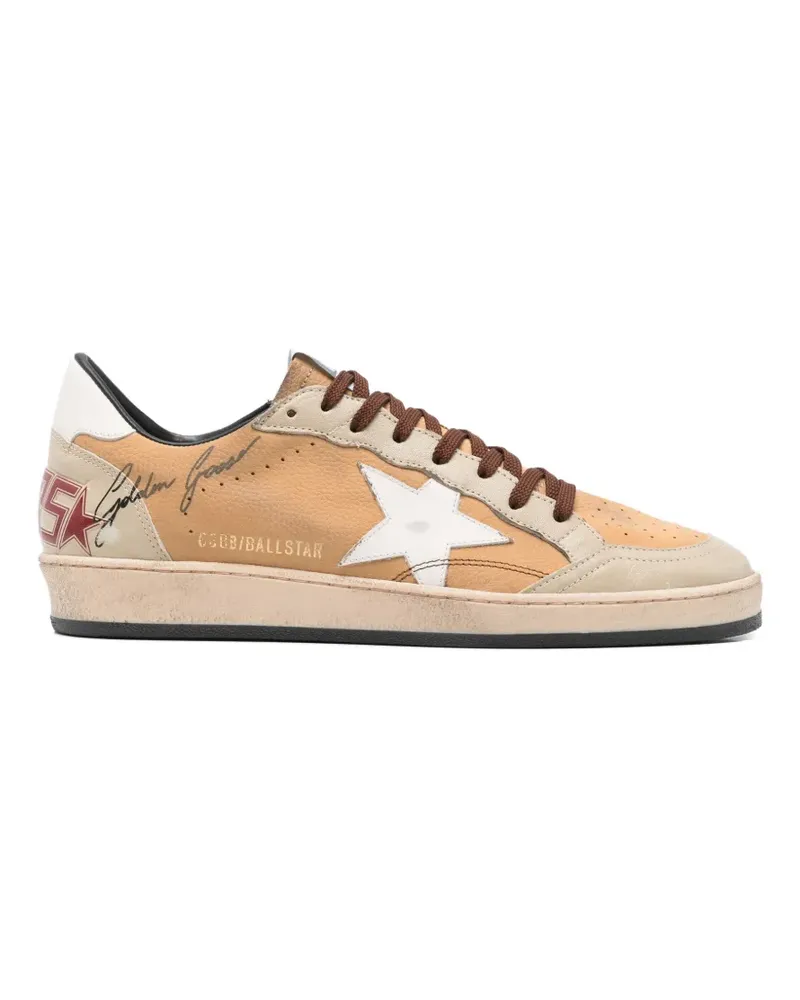 Golden Goose Sneakers mit Stern - Nude Nude