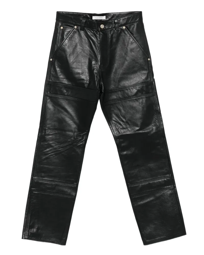 Wales Bonner Nomad Hose im Five-Pocket-Design - Schwarz Schwarz