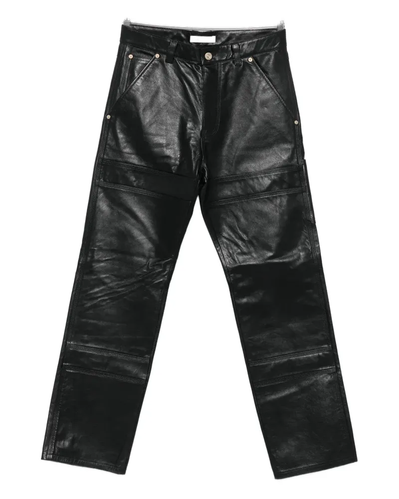 Wales Bonner Nomad Hose im Five-Pocket-Design - Schwarz Schwarz