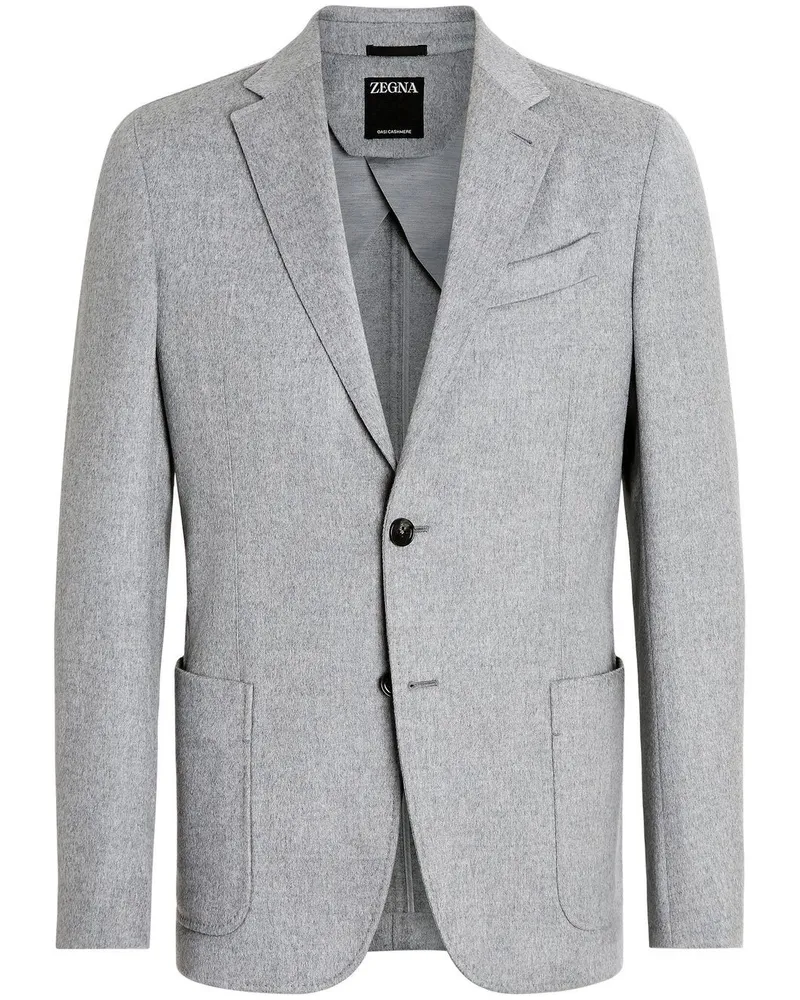 Ermenegildo Zegna Oasi Sakko aus Kaschmir - Grau Grau