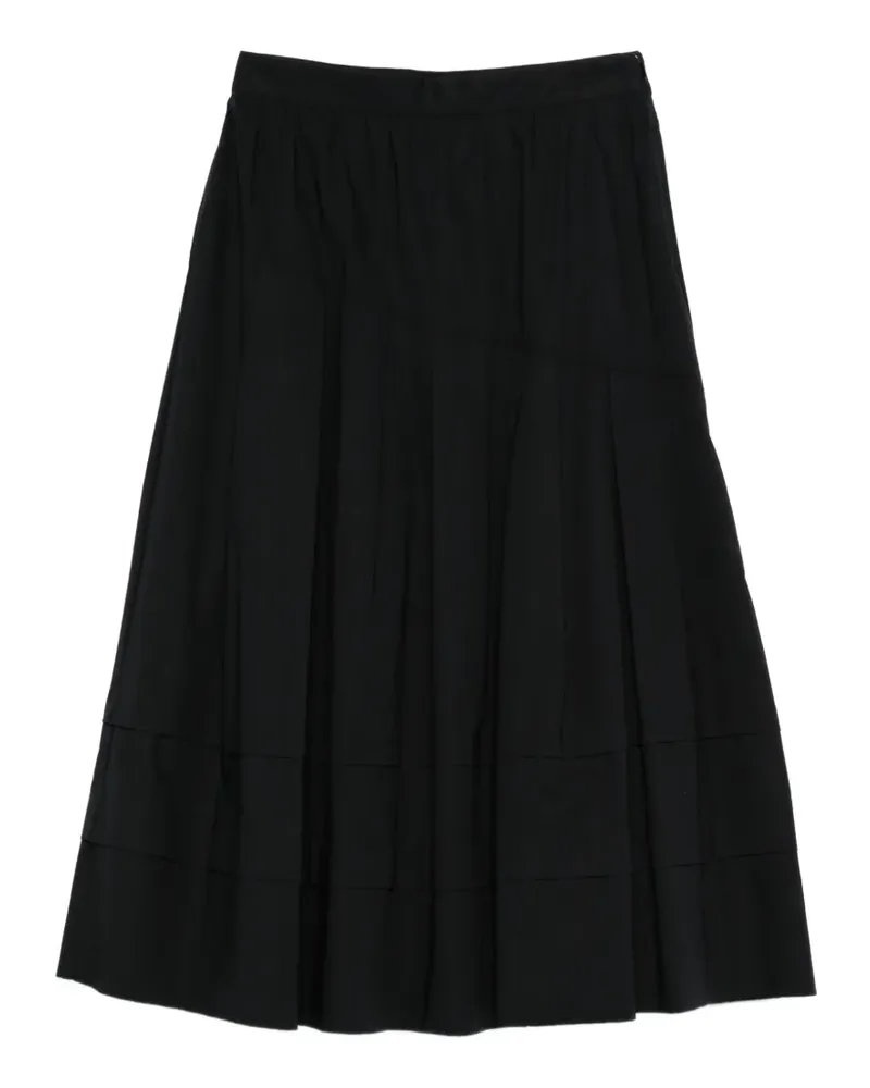 Vivetta pleated midi skirt - Schwarz Schwarz