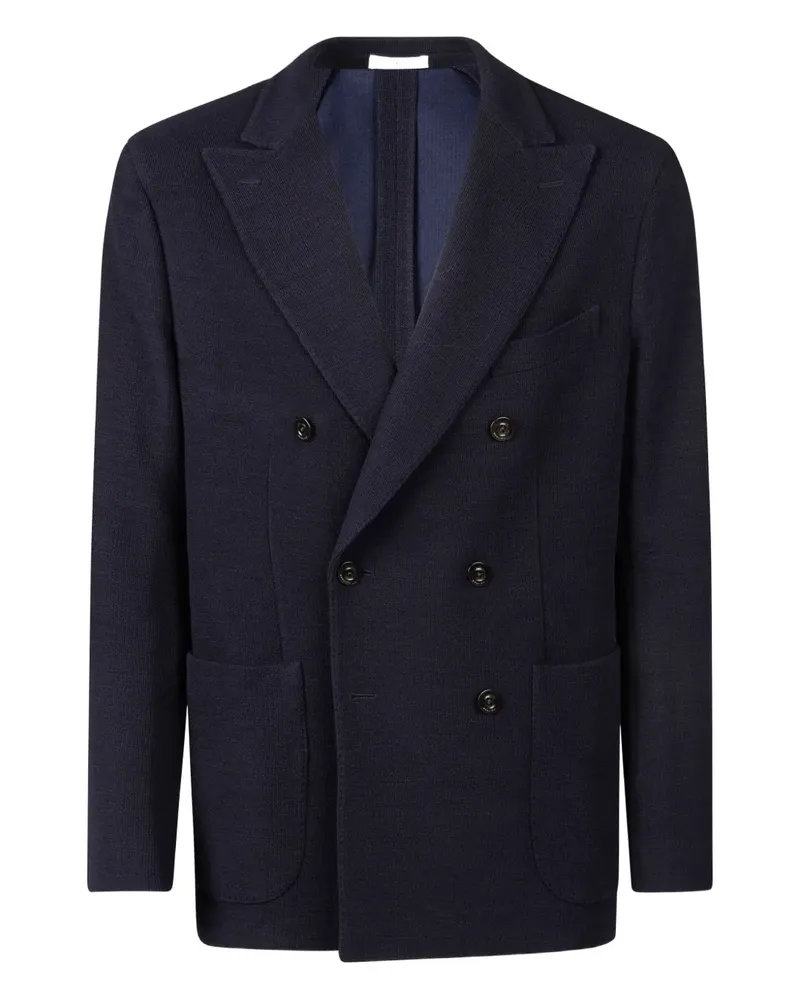 Boglioli Doppelreihige Jacke - Blau Blau