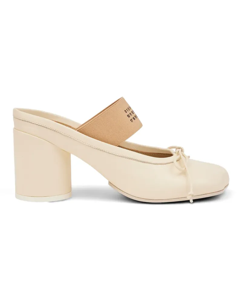 Maison Margiela Anatomic Numeric mules - Nude Nude