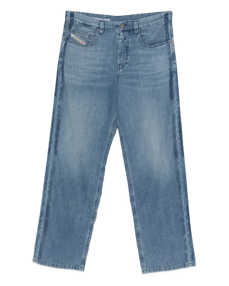 Diesel side-details jeans - Blau Blau