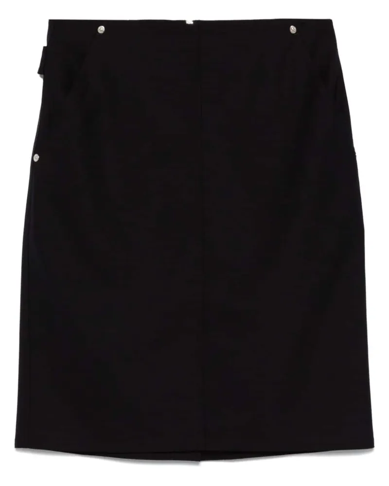 Moschino Minirock mit Schlitz hinten - Schwarz Schwarz