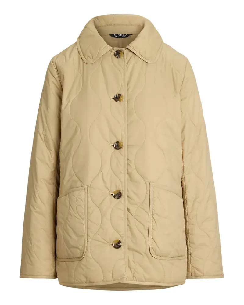 Ralph Lauren Gesteppter Onion Mantel mit Knöpfen - Nude Nude