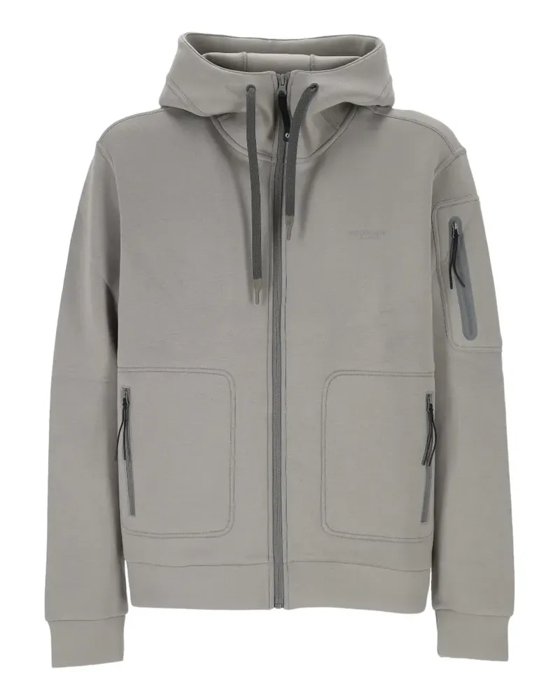 Murphy & Nye Kapuzenjacke mit Logo-Print - Grau Grau
