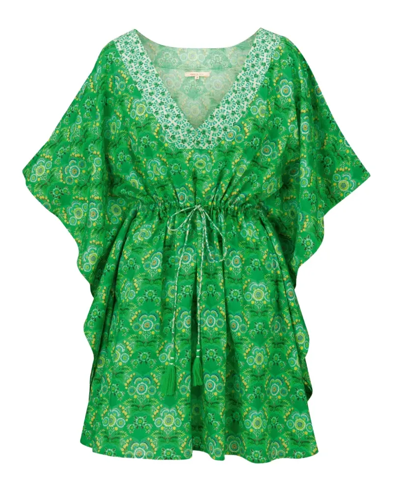 PiP Studio Kleid mit V-Ausschnitt - Grün Grün