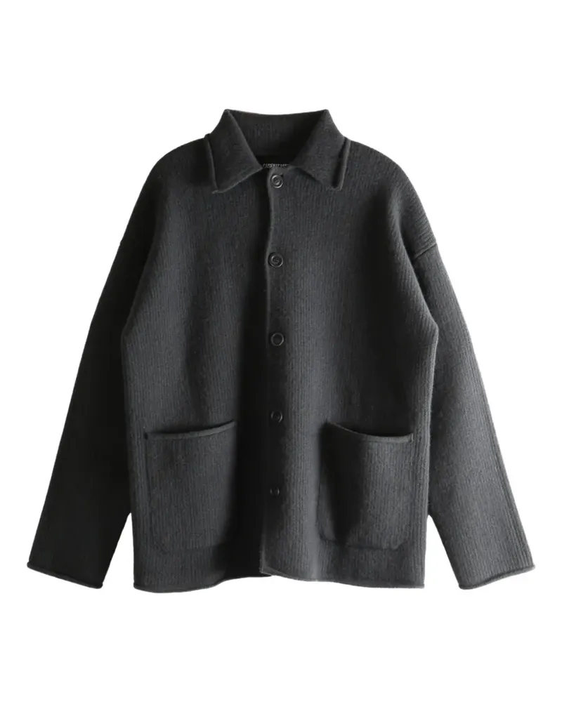 Casey Casey Rove buttoned patch-pocket cardigan - Grau Grau