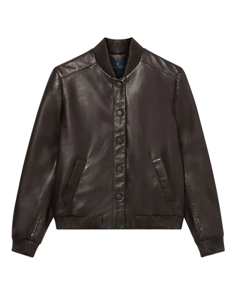 Brooks Brothers Bomberjacke aus Leder - Braun Braun