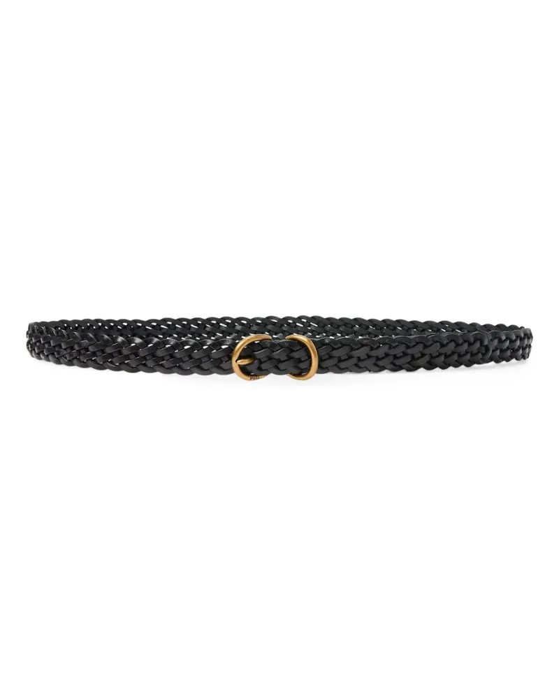 Ralph Lauren Gewebter Gürtel - Schwarz Schwarz