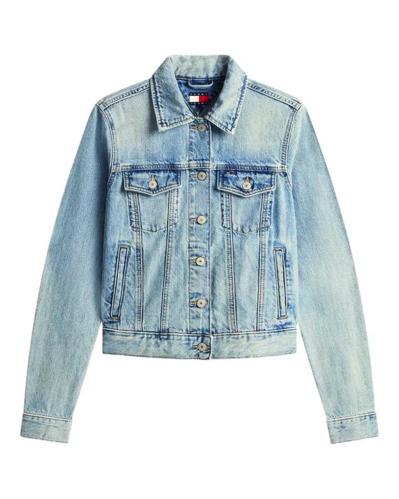 Tommy Hilfiger faded-effect denim jacket - Blau Blau
