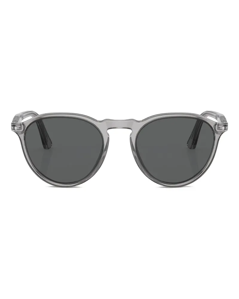 Persol Sonnenbrille mit rundem Gestell - Grau Grau