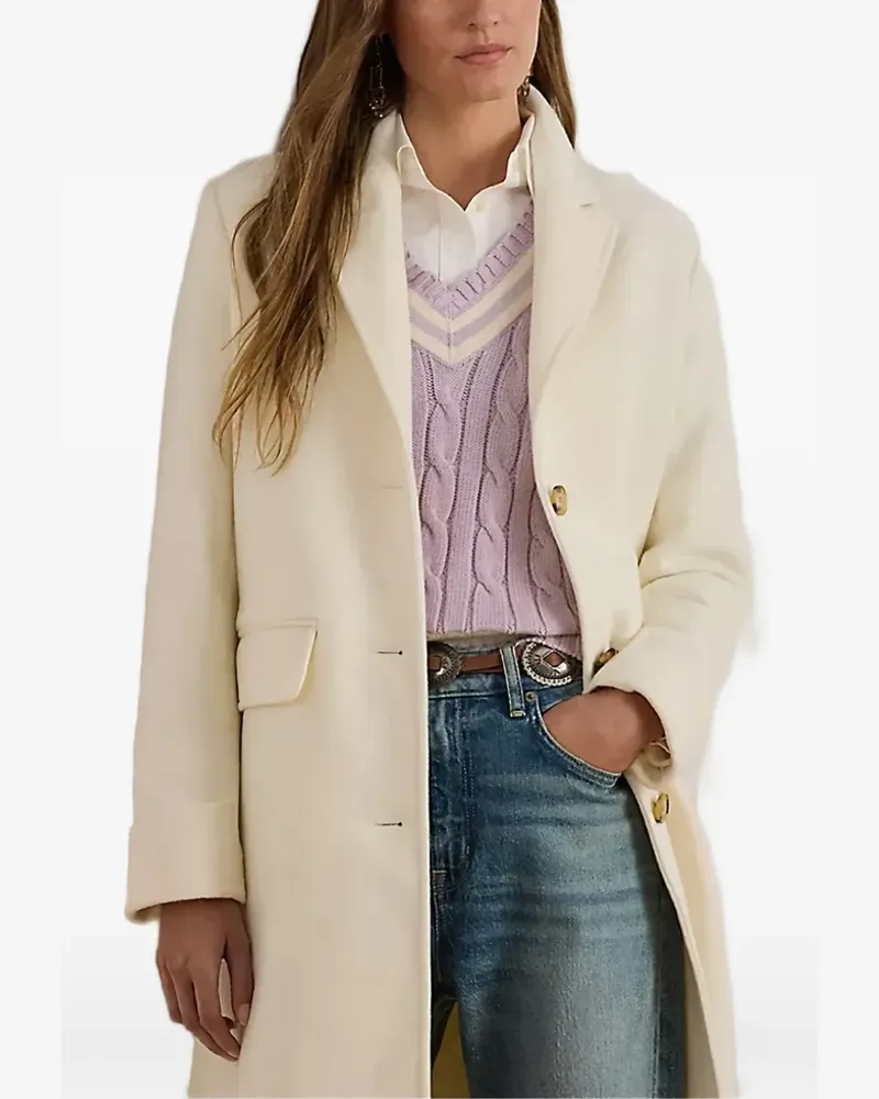 Ralph Lauren Geknöpfter Mantel - Nude Nude