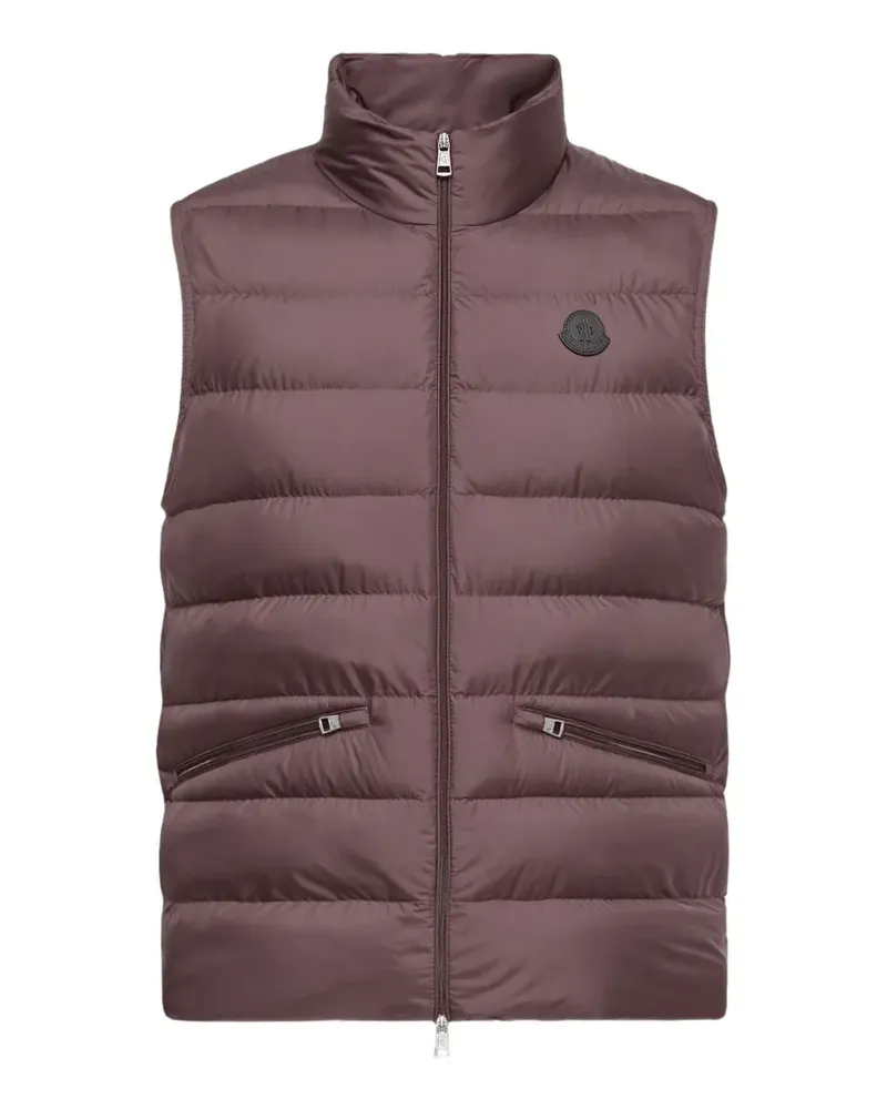 Moncler Weste mit Reißverschluss - Rot Rot