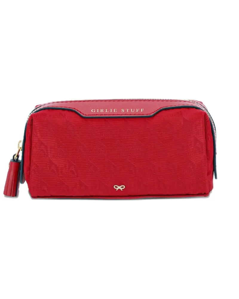 Anya Hindmarch Tasche mit Logo-Prägung - Rot Rot