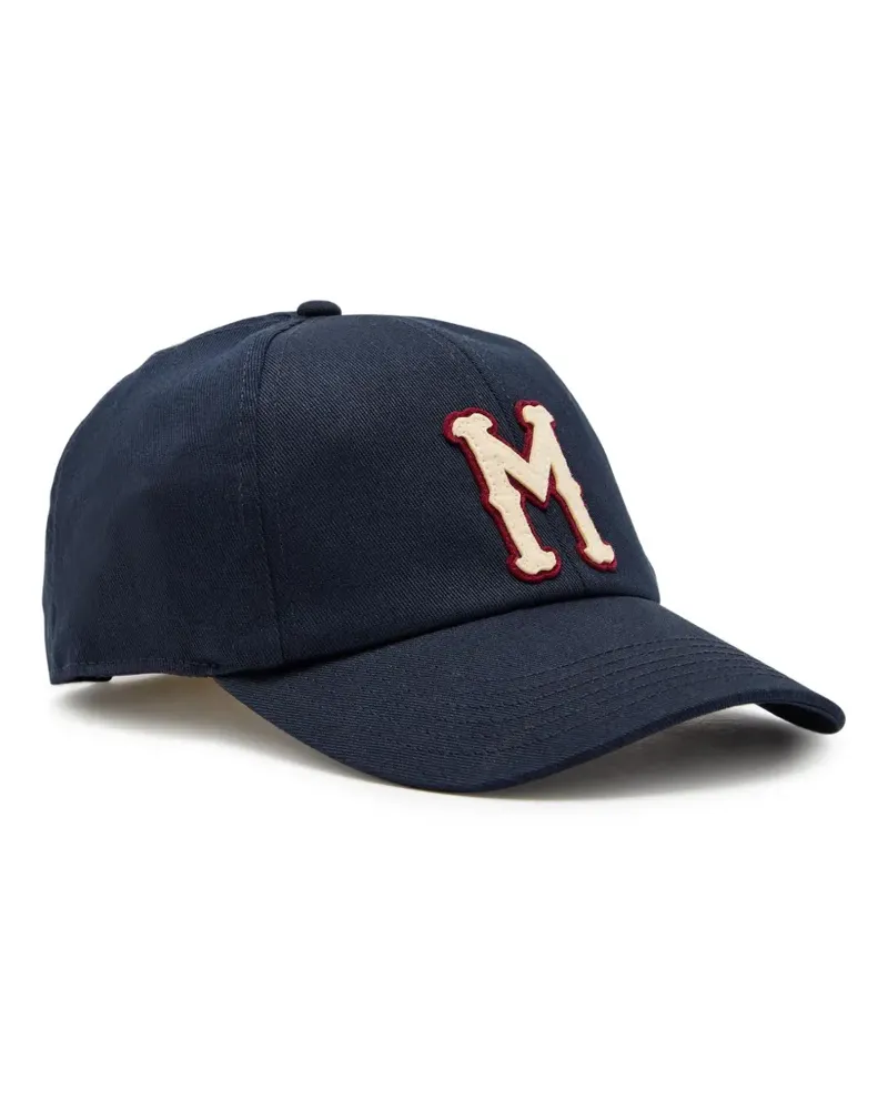 Moncler Baseballkappe mit Logo-Patch - Blau Blau