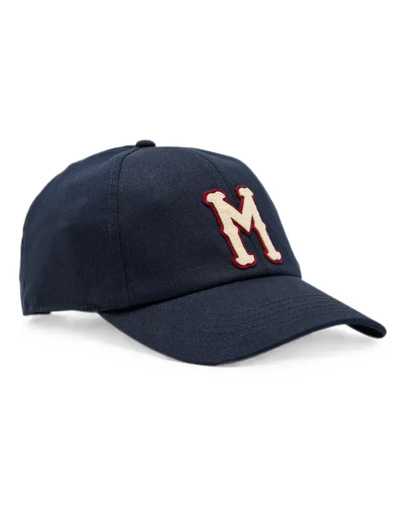 Moncler Baseballkappe mit Logo-Patch - Blau Blau