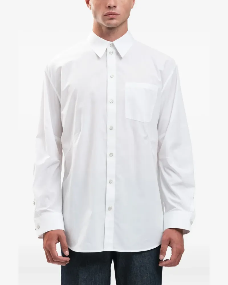 Helmut Lang Apex Oversized-Hemd - Weiß Weiß