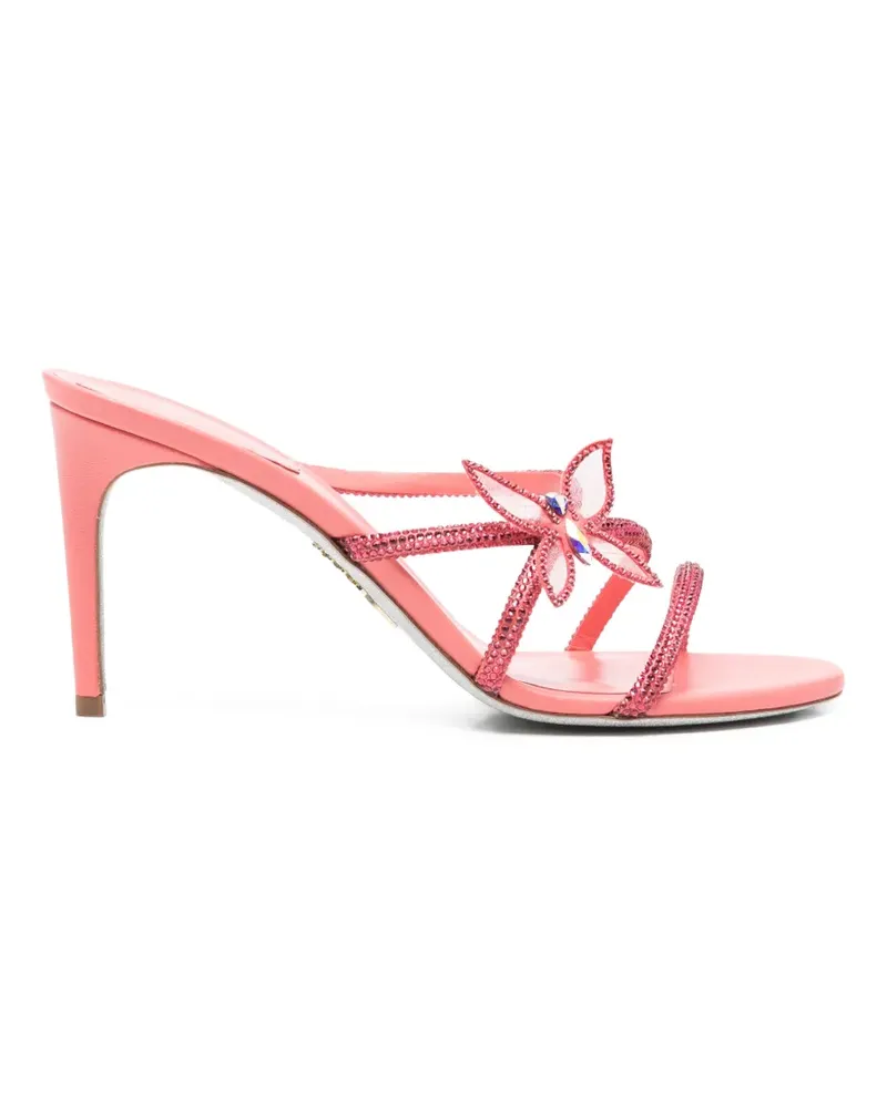 René Caovilla Butterflower embellished sandals - Rosa Rosa