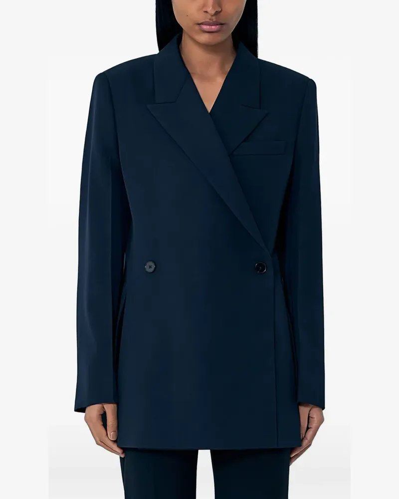 Jil Sander Doppelreihiges Sakko - Blau Blau