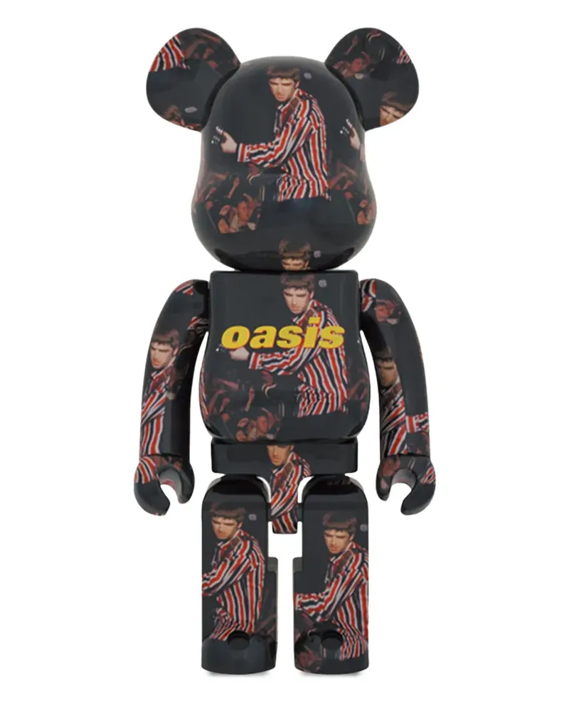 Medicom Toy x Oasis Knebworth 1996 (Noel Gallagher) BE@RBRICK 1000% Figur - Schwarz Schwarz