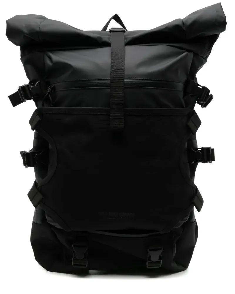 Makavelic Rucksack mit Logo-Print - Schwarz Schwarz