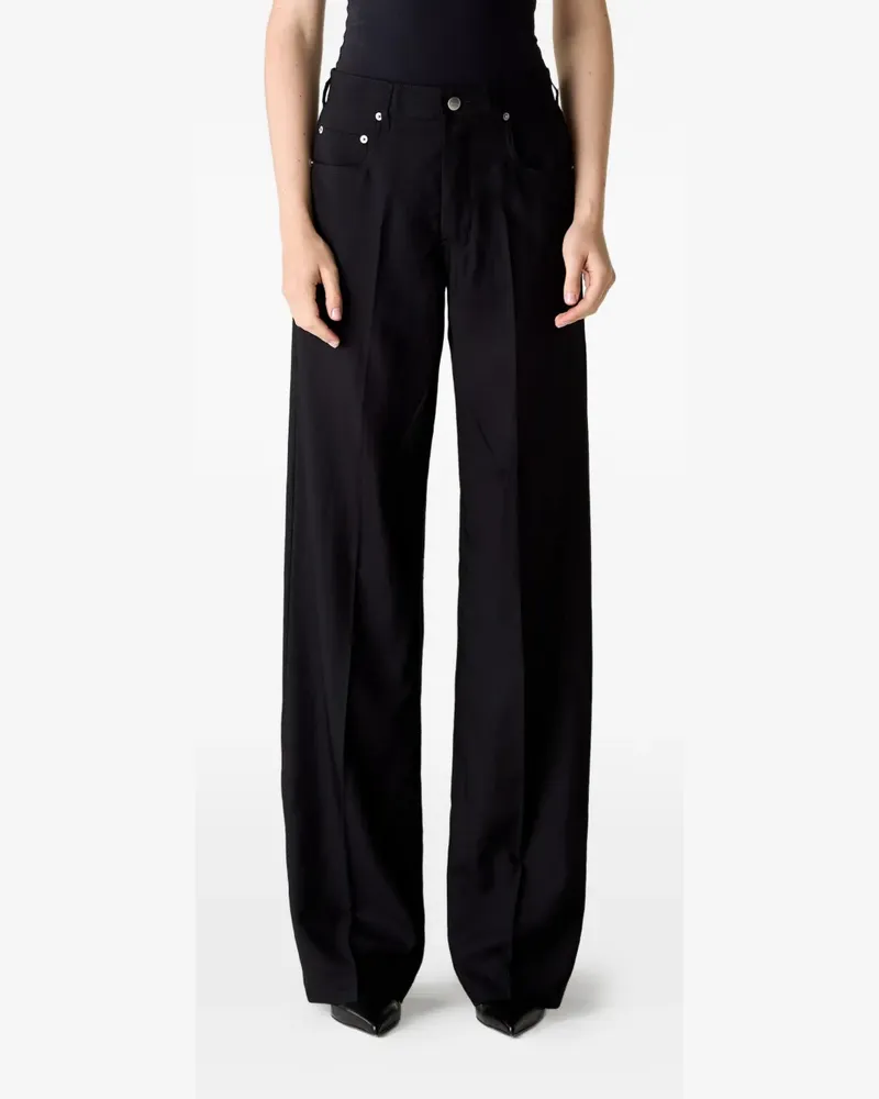 Rick Owens Geth Wide-Leg-Jeans - Schwarz Schwarz