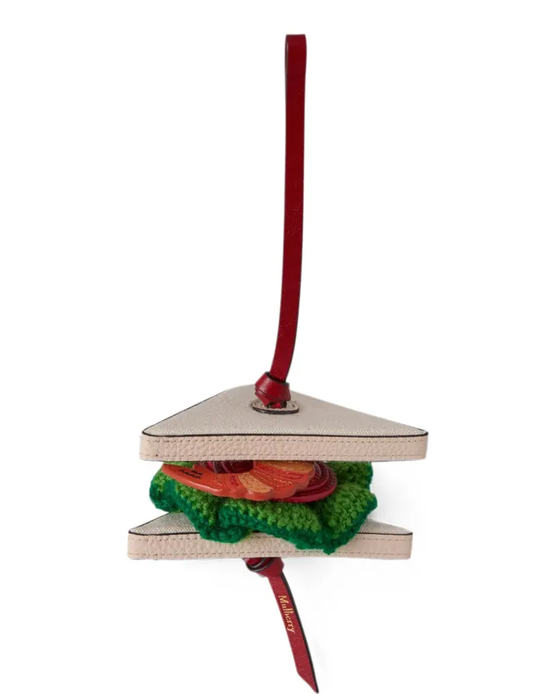 Mulberry Taschenanhänger im Sandwich-Design - Nude Nude