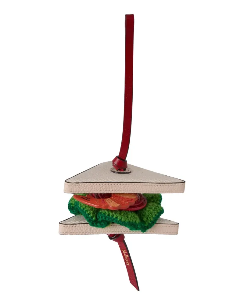 Mulberry Taschenanhänger im Sandwich-Design - Nude Nude