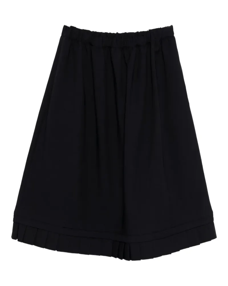 Comme des Garçons pleated-edge skirt - Blau Blau