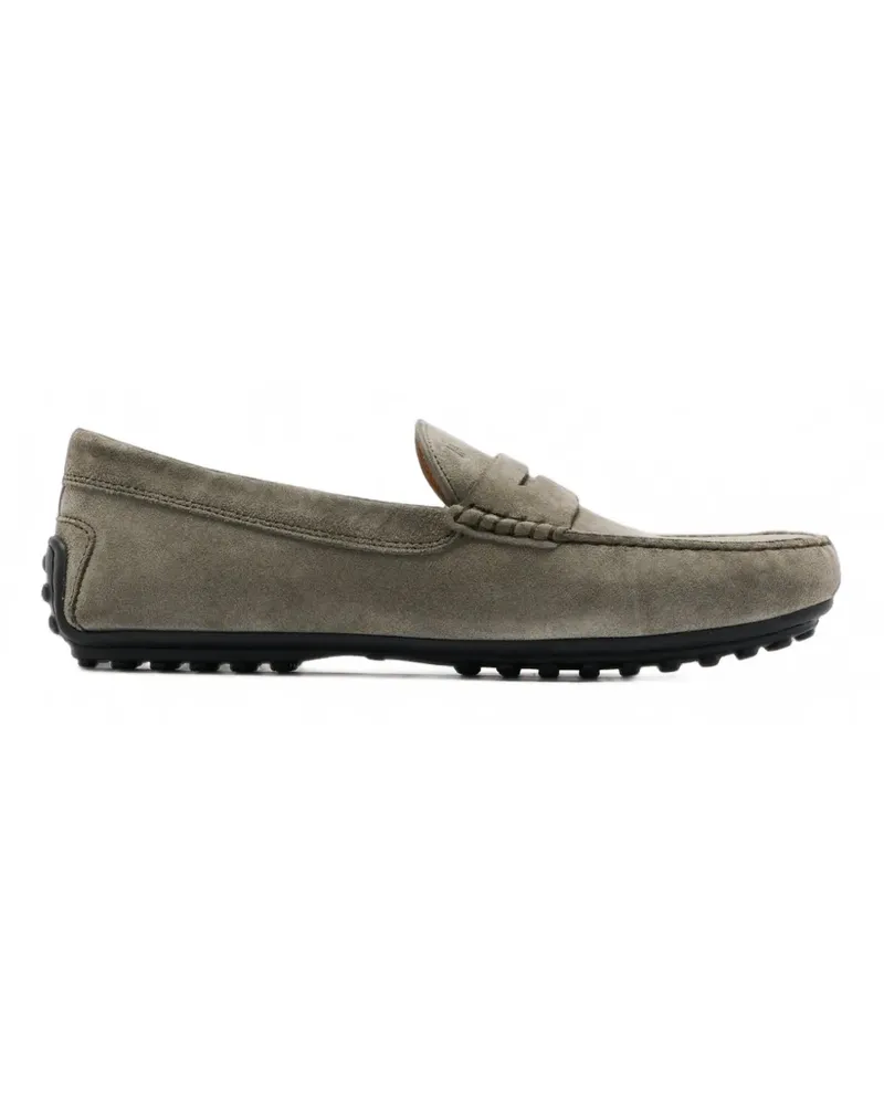 TOD'S Gommino Loafer aus Wildleder - Grau Grau