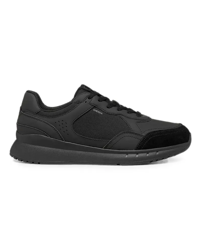 Geox Sneakers mit Einsätzen - Schwarz Schwarz