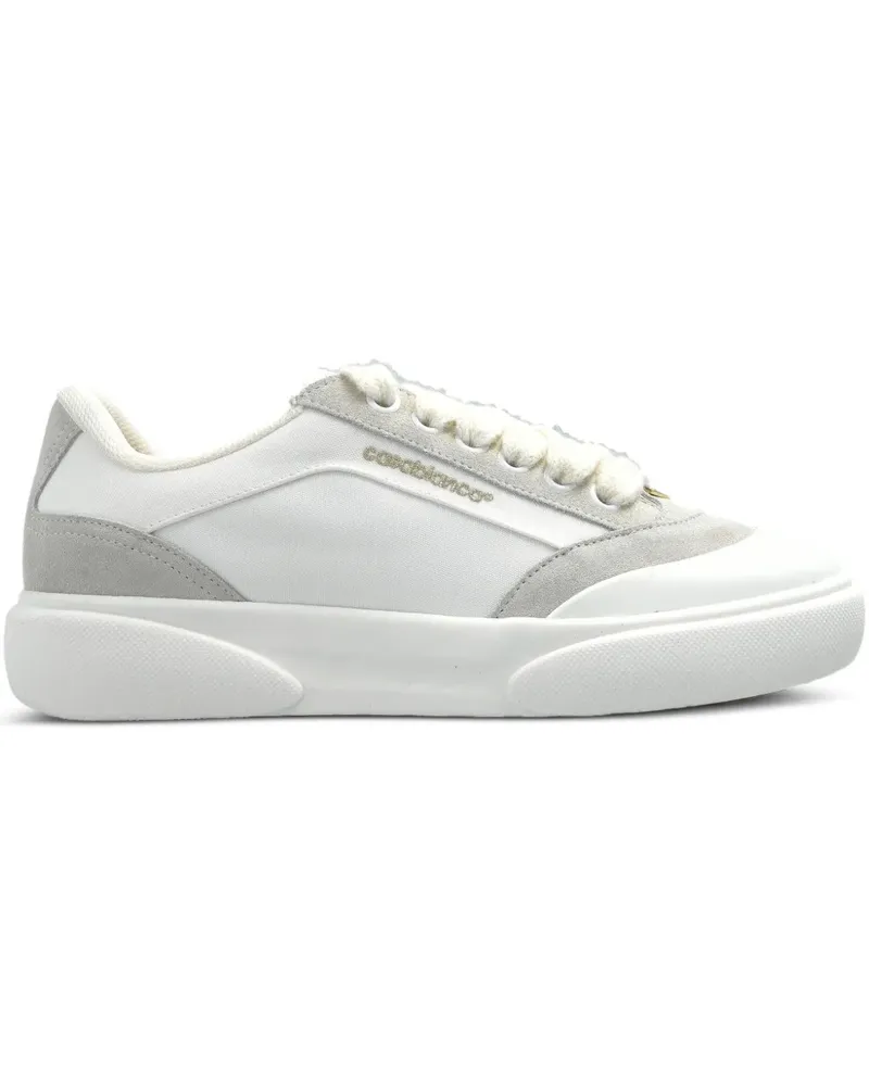 Casablanca Paris Sneakers mit Wildledereinsätzen - Weiß Weiß