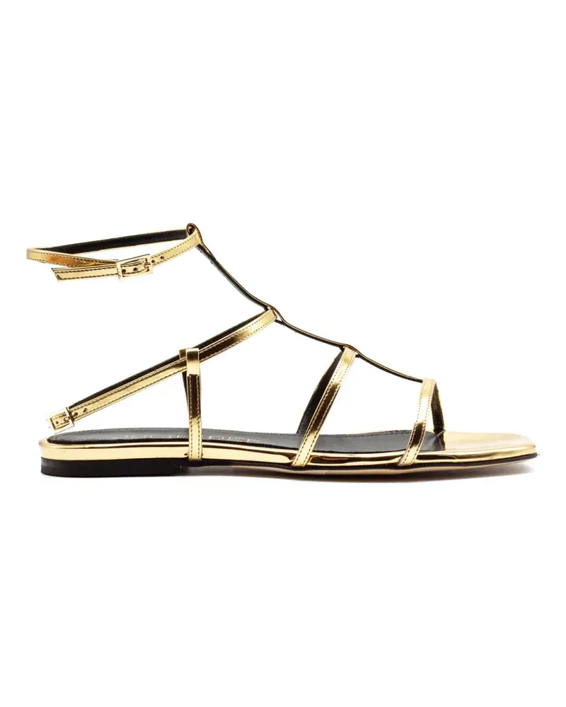 Julie Dee metallic-effect strappy sandals - Gold Gold