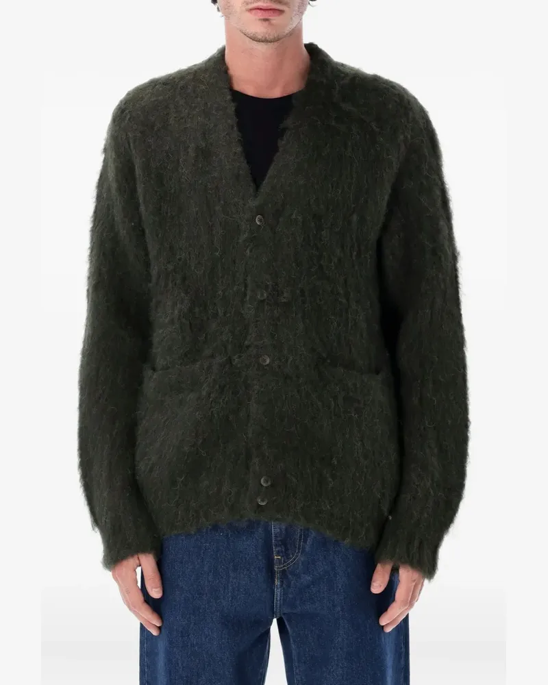 Obey Cardigan mit Tasche - Grün Grün
