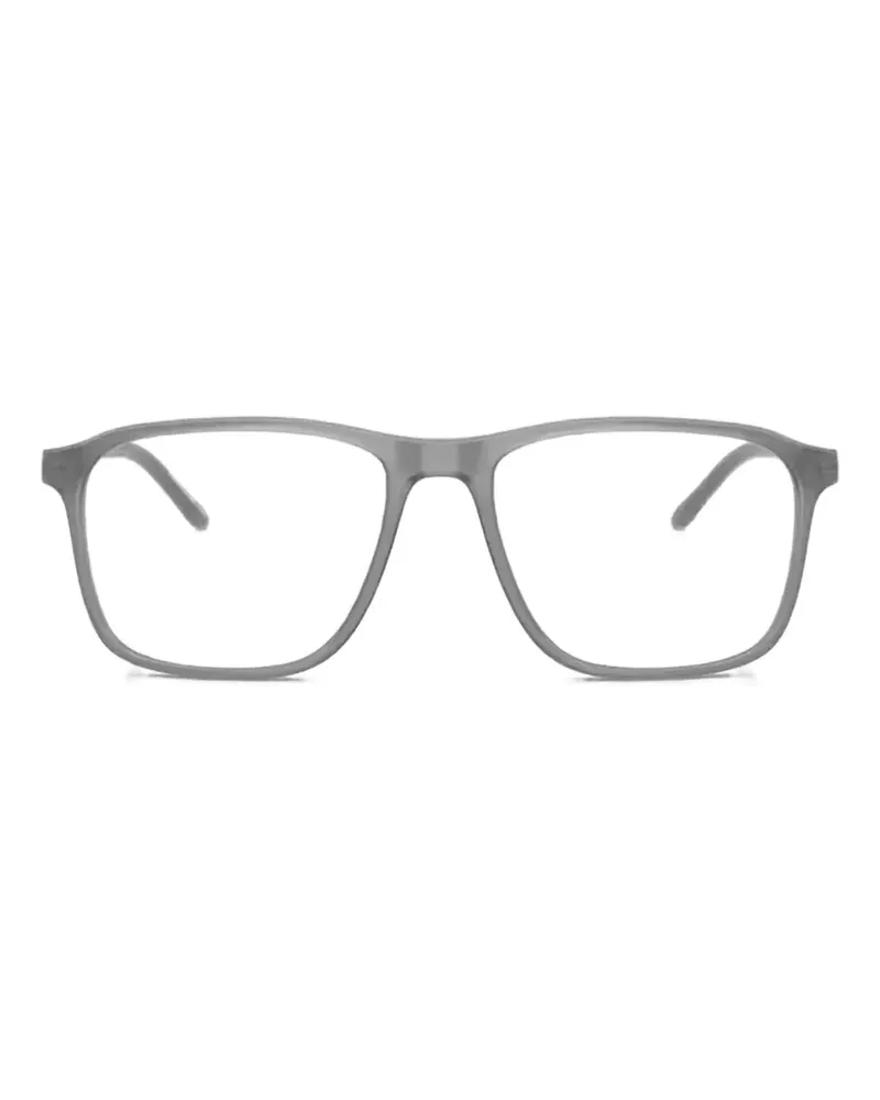 Armani Exchange Brille mit eckigem Gestell - Grau Grau