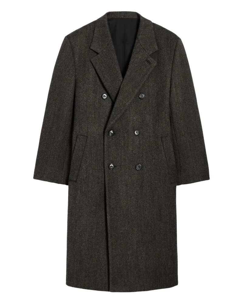 Proenza Schouler Orlando Mantel mit Fischgrätenmuster - Grau Grau