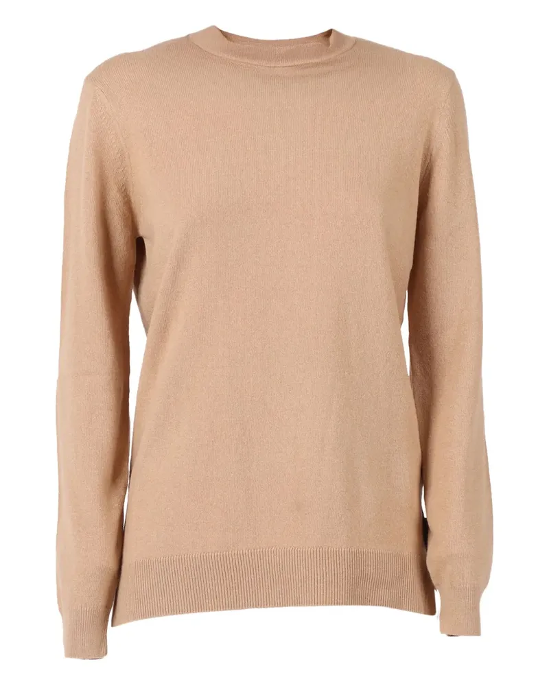 Barbour Pullover mit Ellenbogen-Patches - Nude Nude