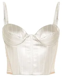 Genny Gekürztes Bustier-Top Gold