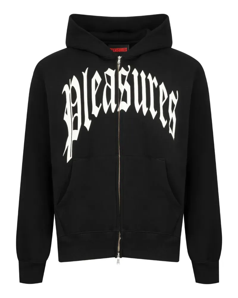 PLEASURES zip twitch hoodie - Schwarz Schwarz