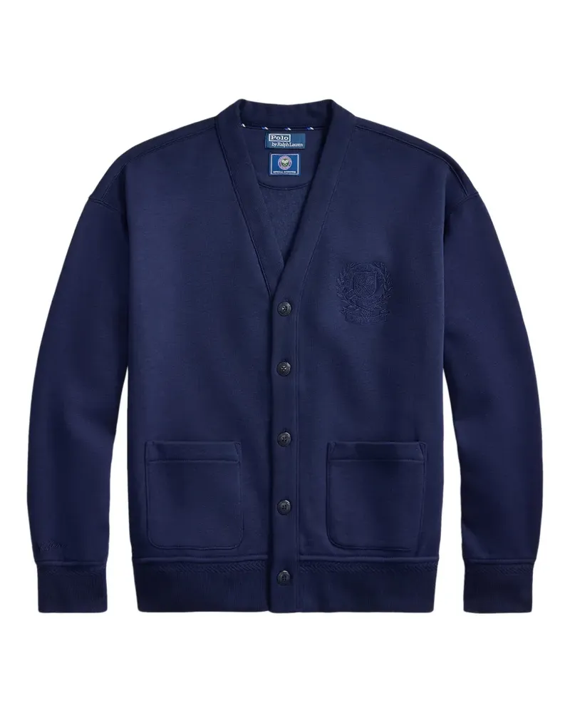 Ralph Lauren Cardigan mit aufgesetzter Tasche - Blau Blau