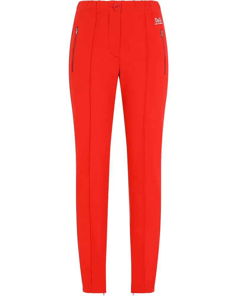 Dolce & Gabbana Jogginghose mit paspelierten Nähten - Rot Rot
