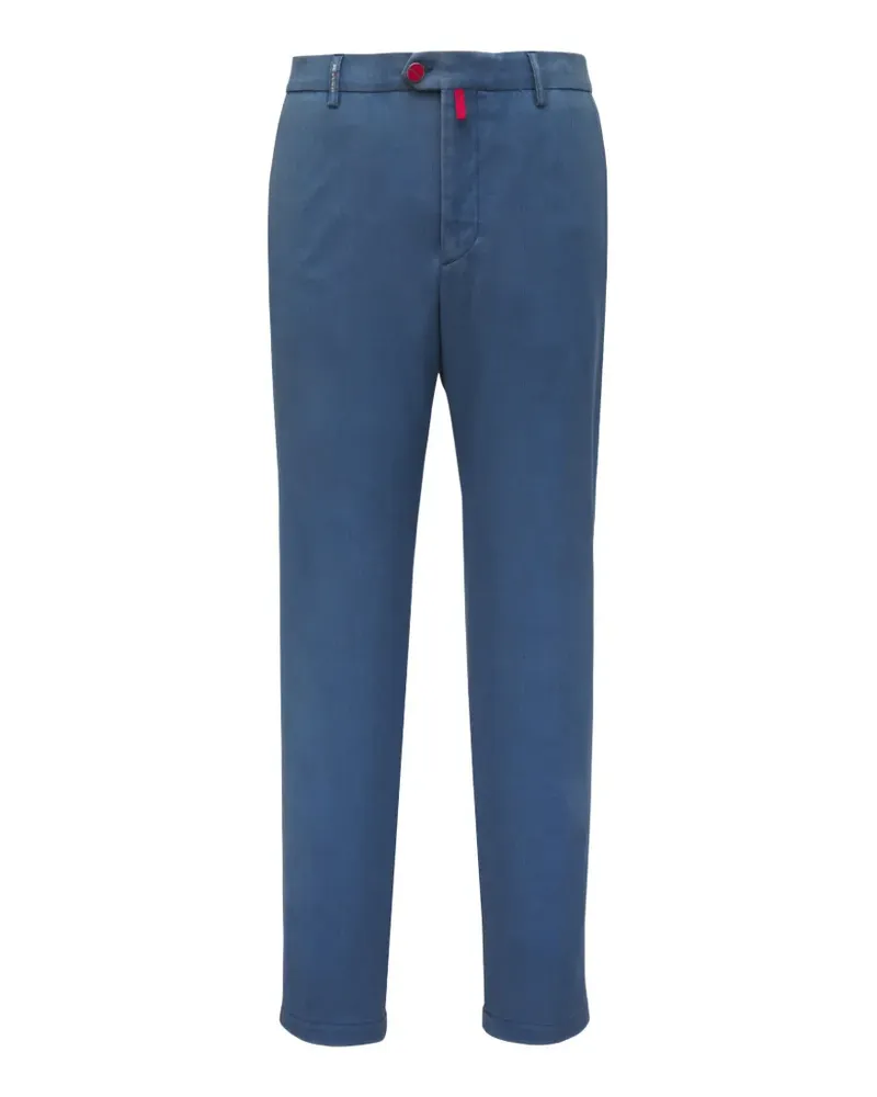 Kiton straight-leg wool trousers - Blau Blau