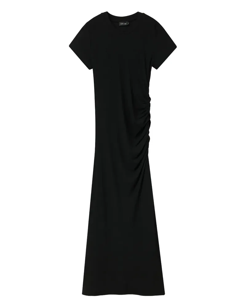 Tout a Coup T-Shirtkleid mit Raffungen - Schwarz Schwarz