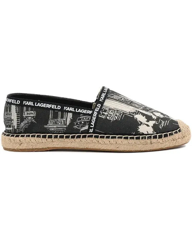 Karl Lagerfeld Kamini Espadrilles - Schwarz Schwarz