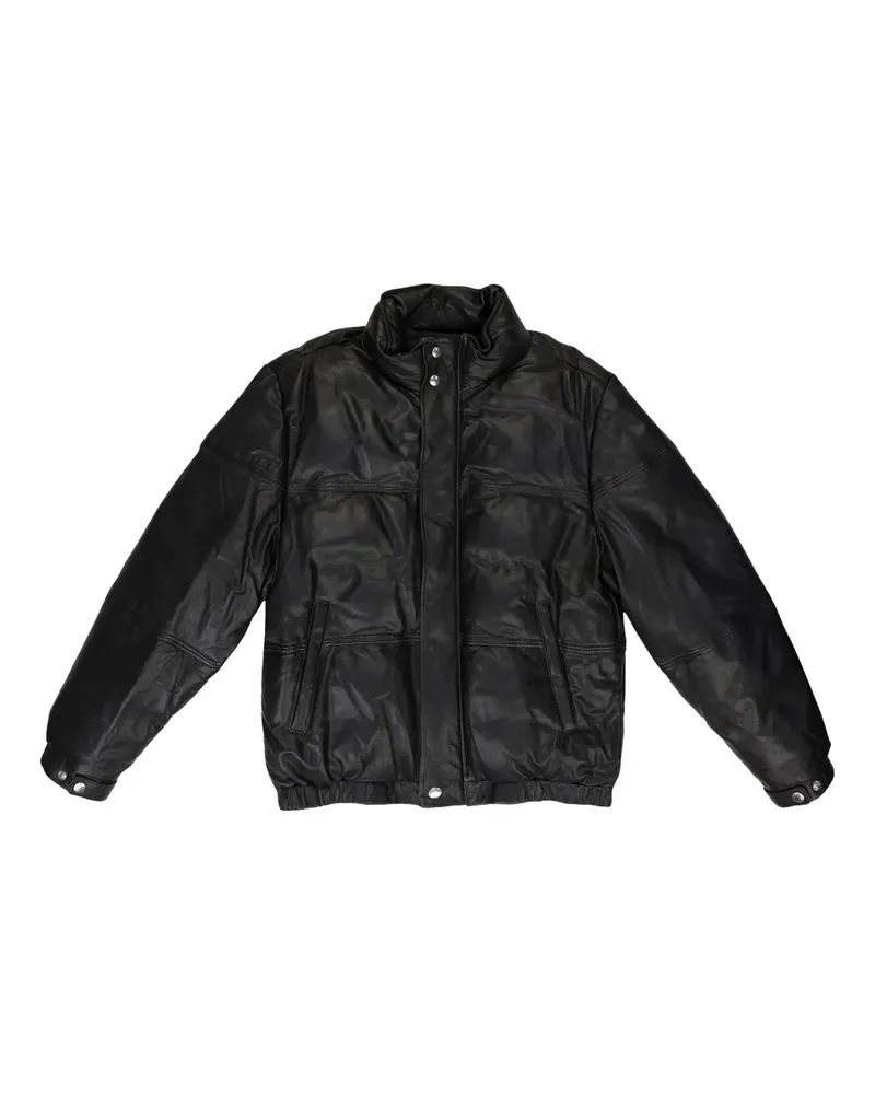 Aimé Leon Dore leather down puffer jacket - Schwarz Schwarz