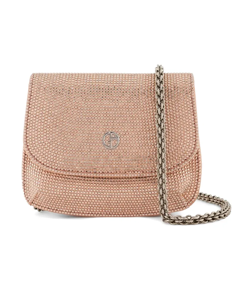 Giorgio Armani Verzierte Mini-Tasche mit Kettenriemen - Rosa Rosa