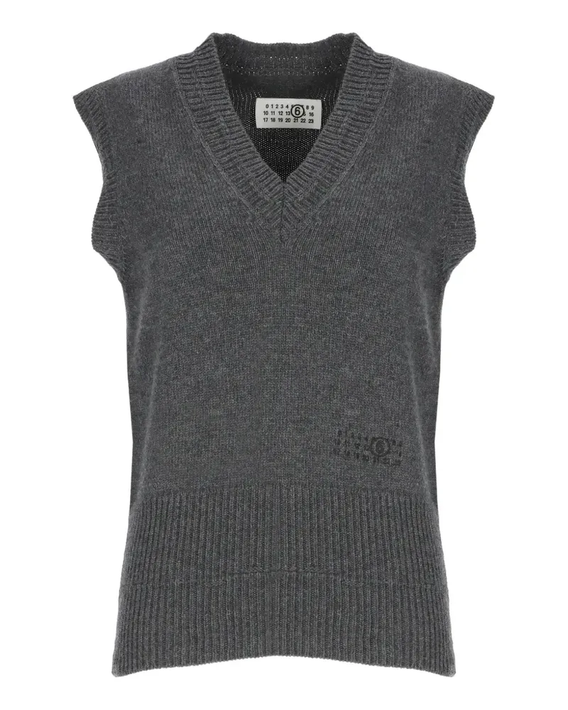 Maison Margiela Besticktes Top - Grau Grau