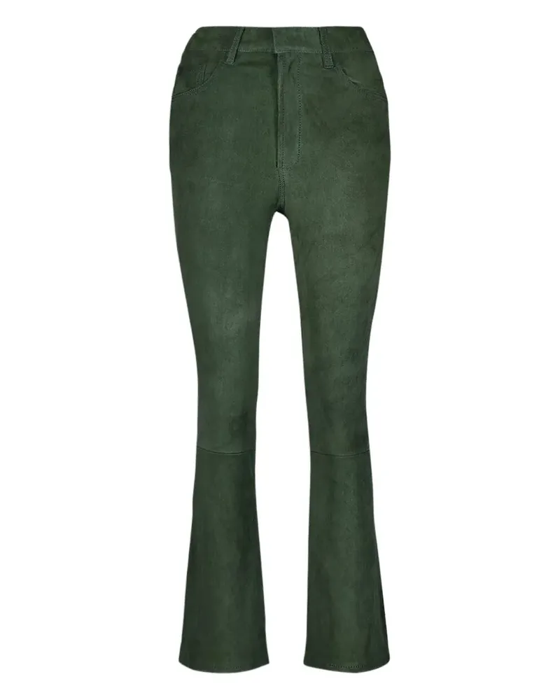PAULA Ausgestellte Zircon Wildlederhose - Grün Grün
